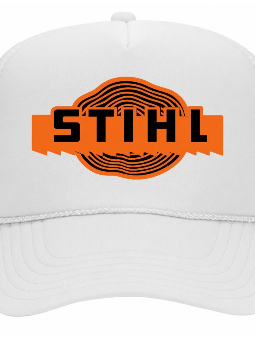 Stihl Chainsaws Foam Trucker Mesh Snapback Cap Hat Printed Graphic